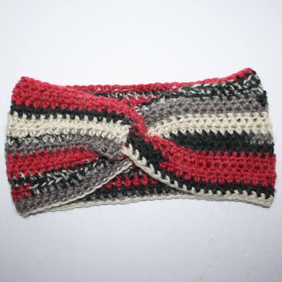 NWOT Winter Crocheted Earwarmer Alpaca Wool - Picture 5 of 6